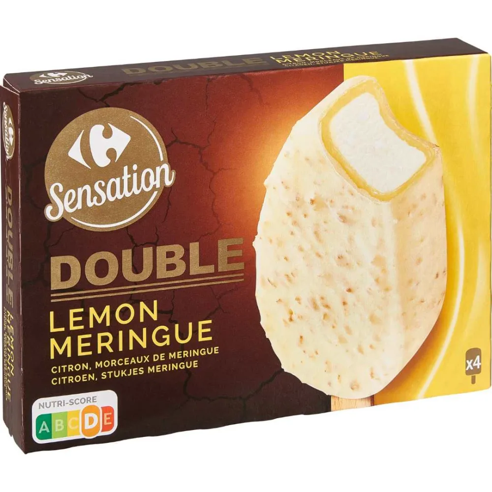 Bâtonnets double lemon meringue x4