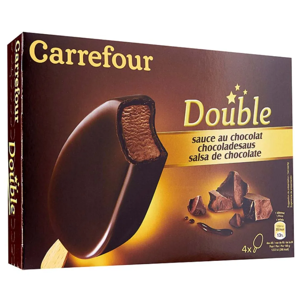 Bâtonnets double - sauce au chocolat x4