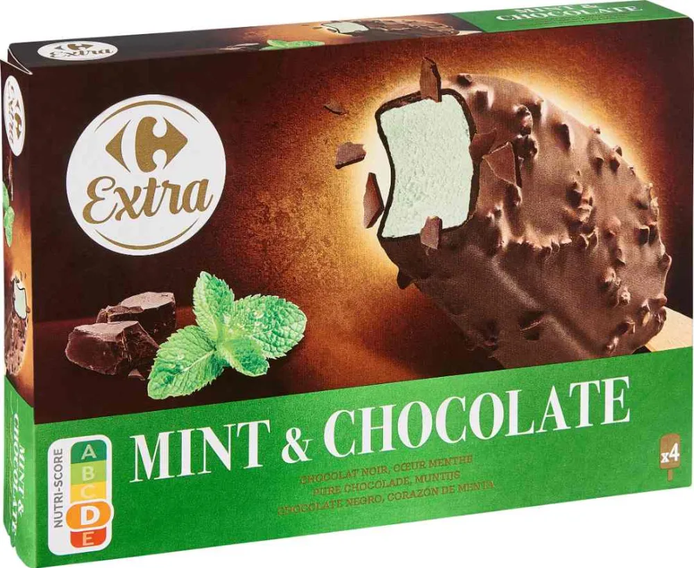Bâtonnets mint & chocolate x4
