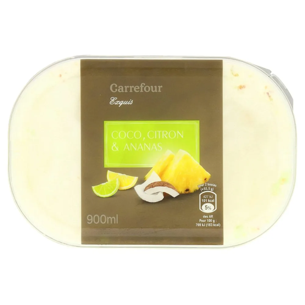 Bac coco citron ananas 900ml
