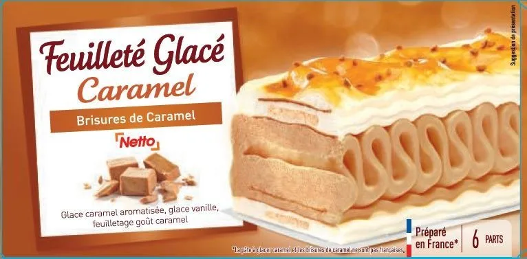 Netto feuillete 650ml caramel