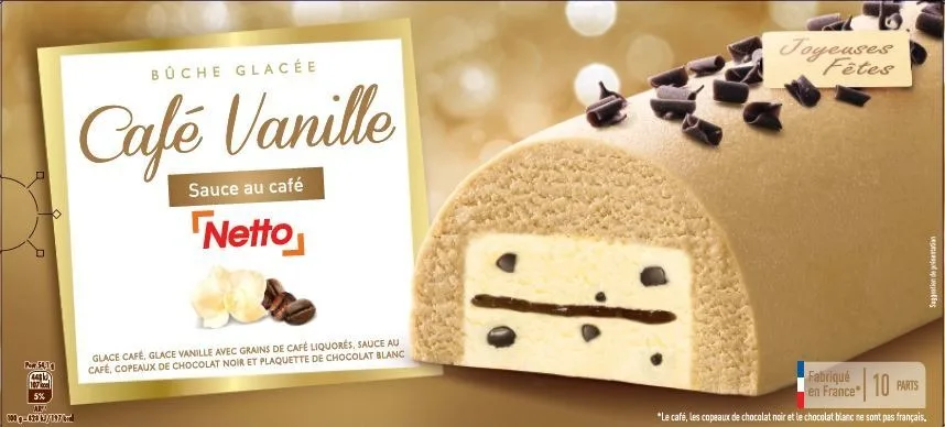 Netto buche 1l vanille - cafe