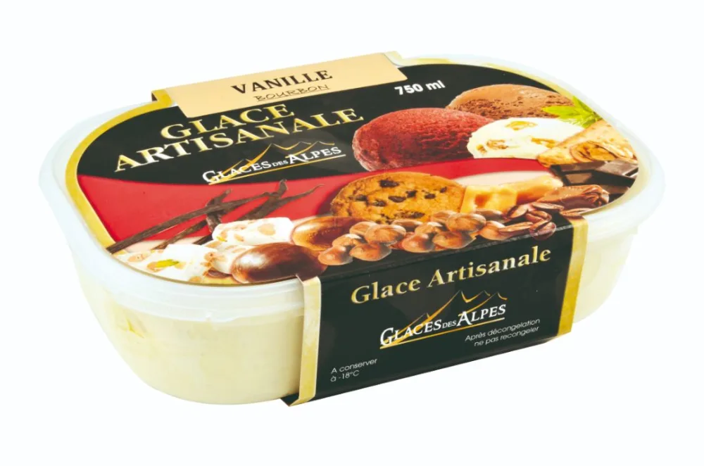 Glaces tous parfums (crèmes glacées)