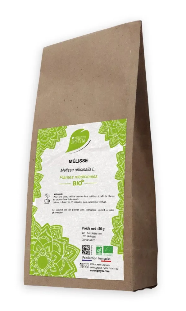 Mélisse feuille coupée bio