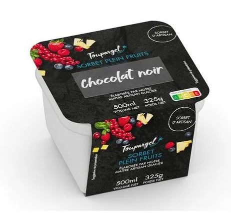Sorbet chocolat noir
