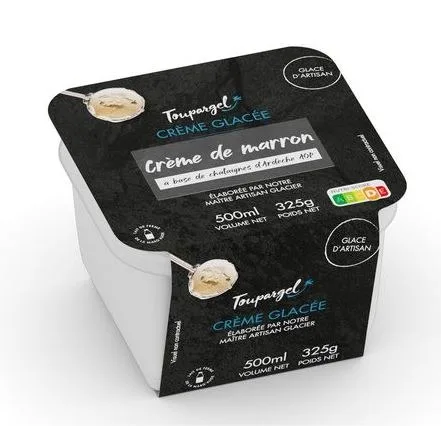 Crème glacée creme marron