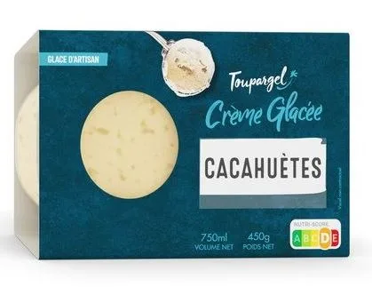 Crème glacée cacahuete