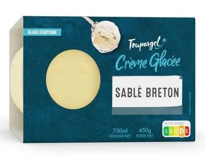 Crème glacée sable breton