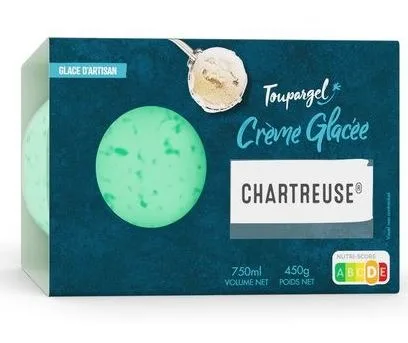 Crème glacée chartreuse