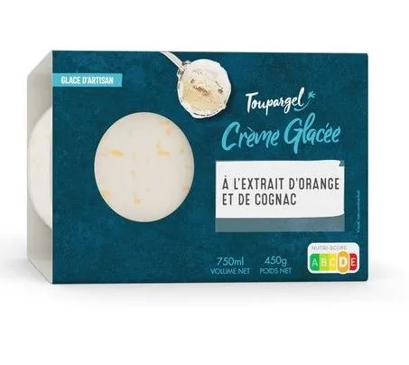 Crème glacée à l’extrait d’orange et de cognac