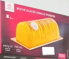 Buche glacee vanille passion