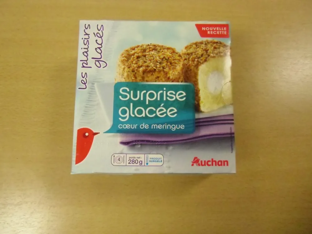 Auchan nougat glace - auchan surprise glacee