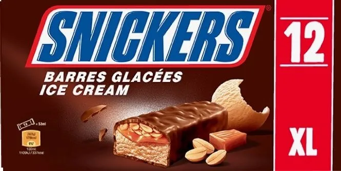 Glace snickers-xl-x12 - 636 ml