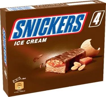 Glace snickers x4