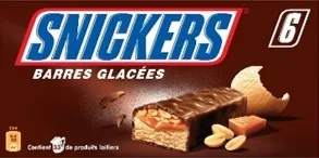 Glace snickers x6