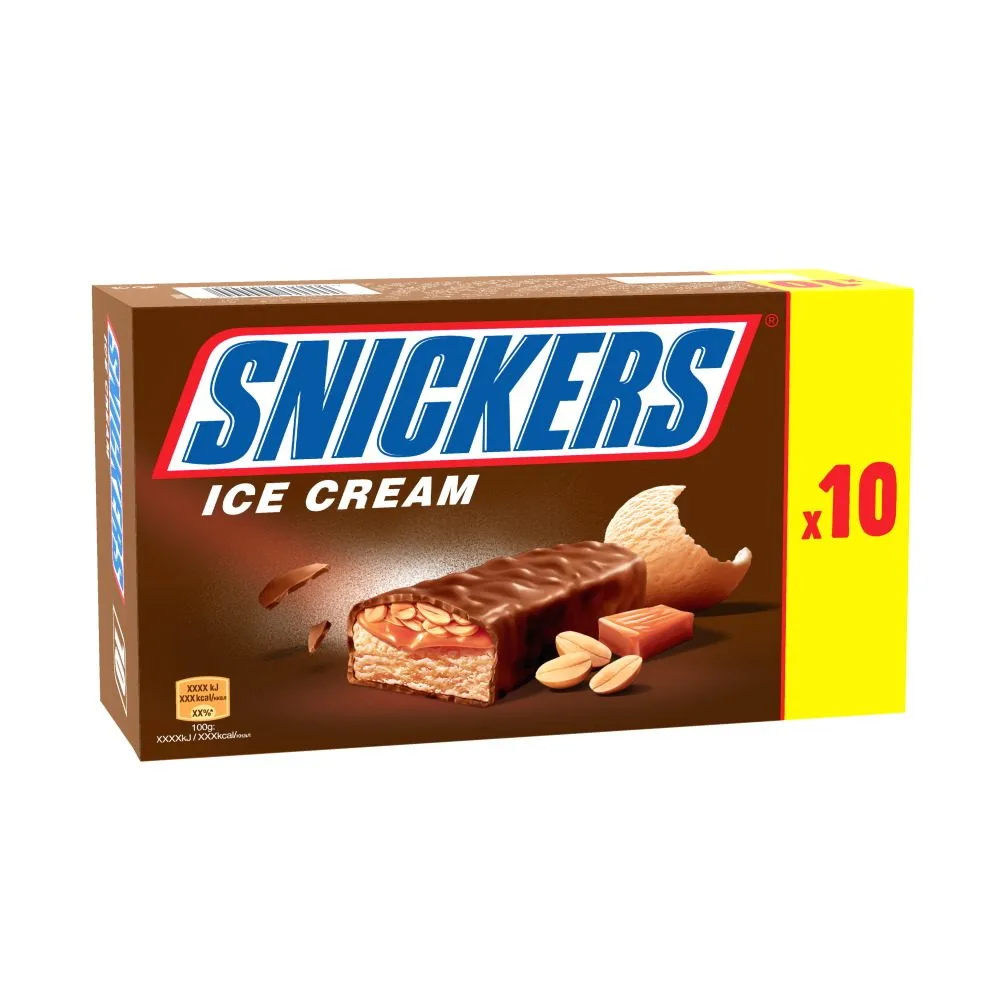 Glace snickers x10