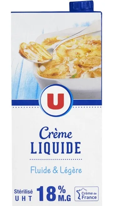 Crème 18% u brique 1l