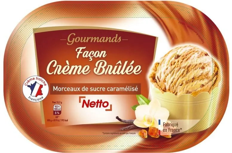 Netto 0.9l creme brulee