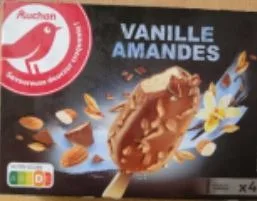 Auchan batonnets vanille amande x4 314g