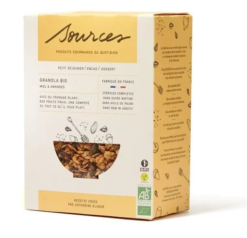 Granola miel & amandes 350g