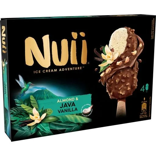 Nuii vanille de java/amande x4
