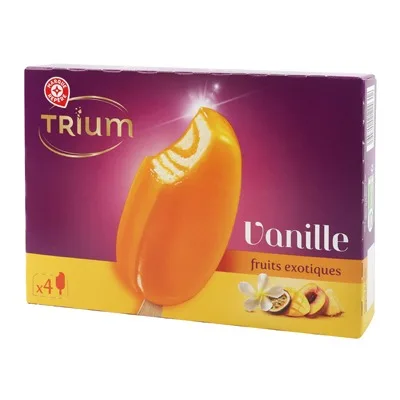 4 batonnets vanille fruit exotique - 4x100ml