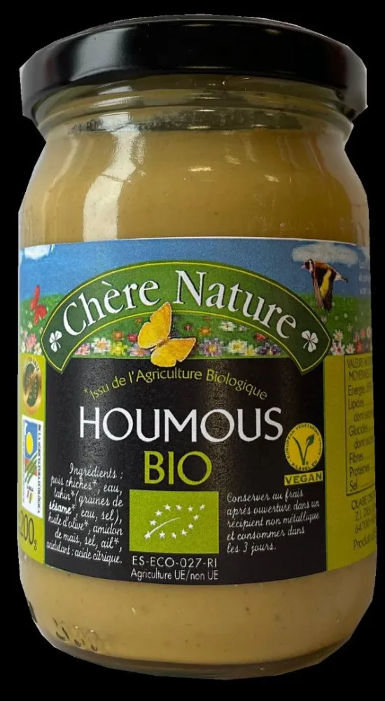 Houmous bio chere nature