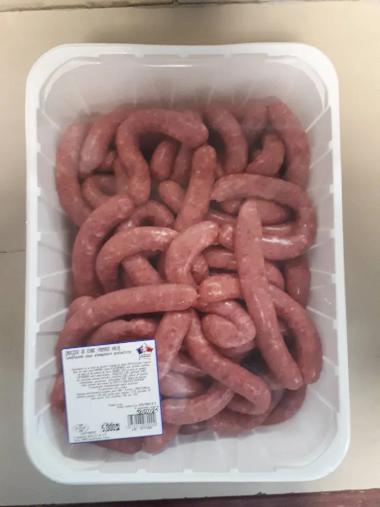 Saucisse de dinde au fromage