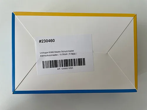 Particle filter mask