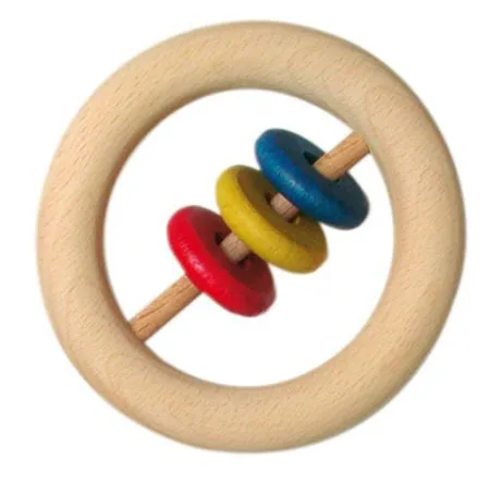 Wooden rattle