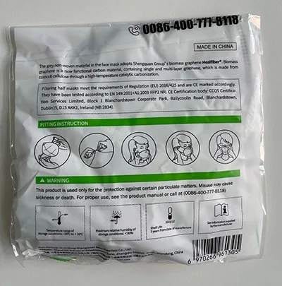 Particle filter mask