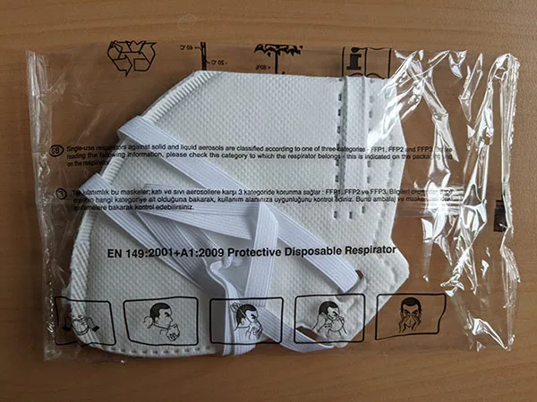 Particle filter mask