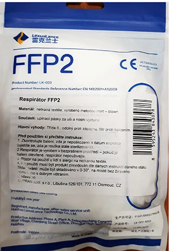 Particle filter mask