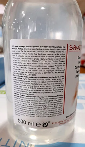 Hand disinfectant