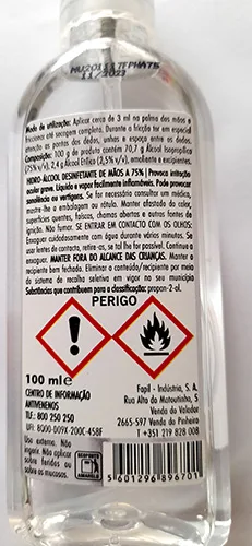 Hand disinfectant