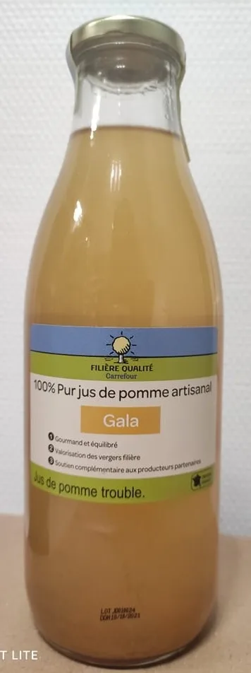 100% pur jus de pommes artisanale gala et golden