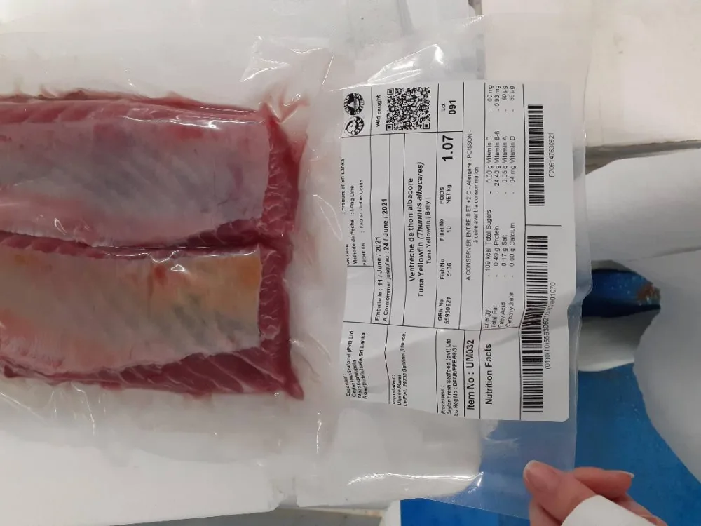 Ventrêche et longe de thon albacore
