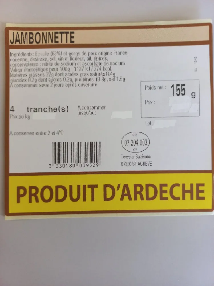 Jambonnette