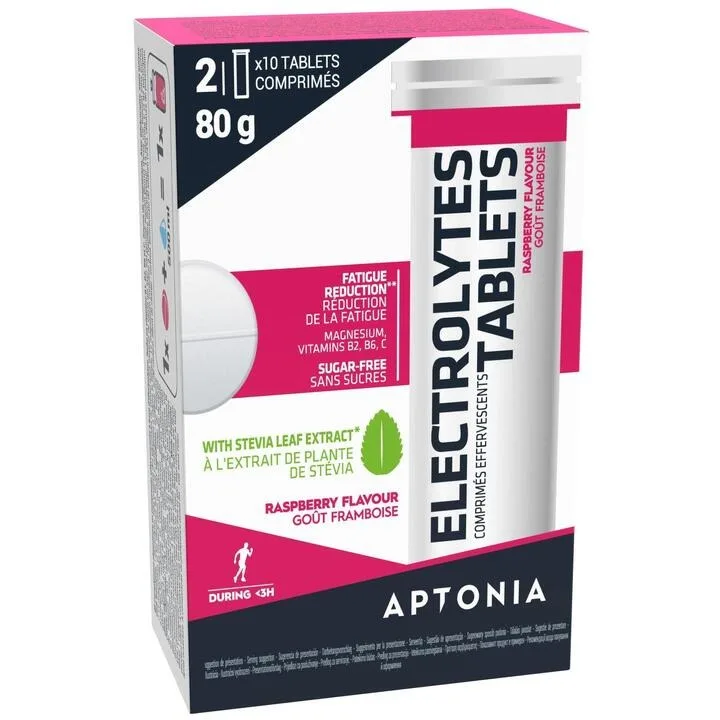 Electrolytes tablets - goût framboise