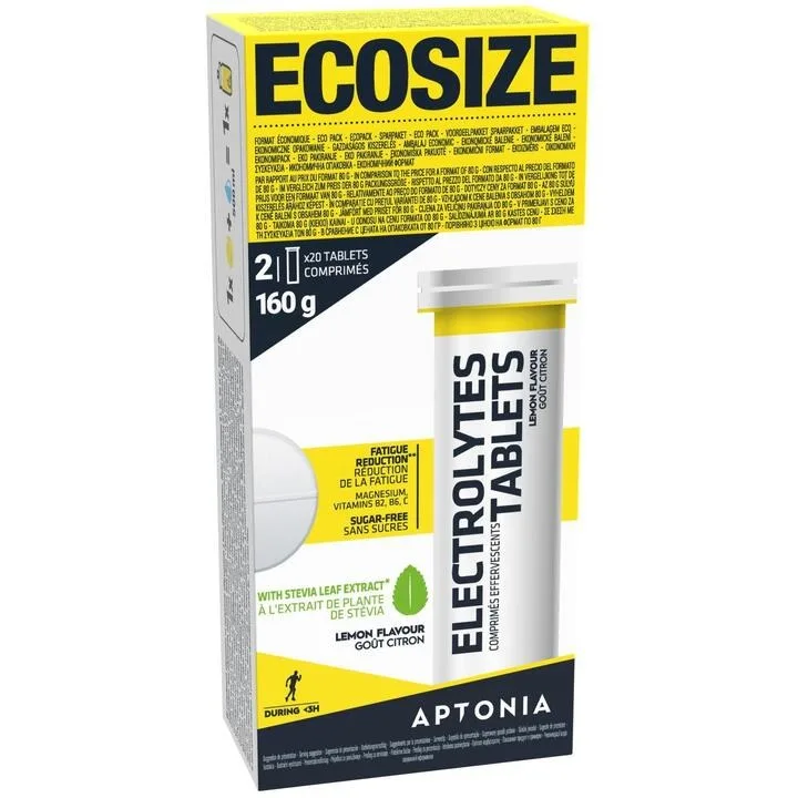 Electrolytes tablets ecosize - goût citron