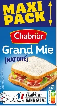 Pain de mie sandwich