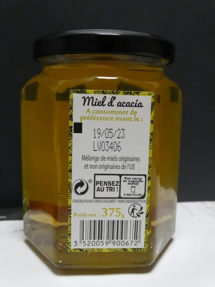 Miel d'acacia 375g
