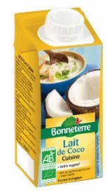Boissons végétales et aides culinaires bonneterre (voir liste des références)