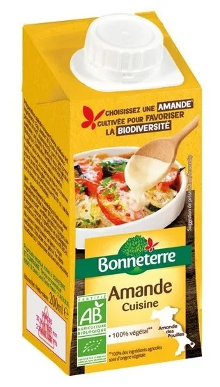 Boissons végétales et aides culinaires bonneterre (voir liste des références)