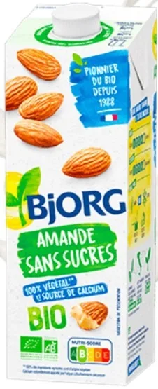Boissons végétales bjorg (voir liste des références)