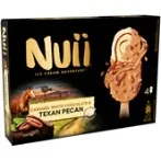 4 batonnets beurre de cacahuete et sirop d'érable 4 batonnets café chocolat noir et noisettes salées 4 batonnets caramel chocolat blanc texan pecan 4 batonnets mangue et noix de coco, chocolat blanc