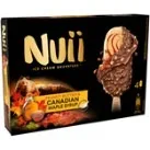 4 batonnets beurre de cacahuete et sirop d'érable 4 batonnets café chocolat noir et noisettes salées 4 batonnets caramel chocolat blanc texan pecan 4 batonnets mangue et noix de coco, chocolat blanc