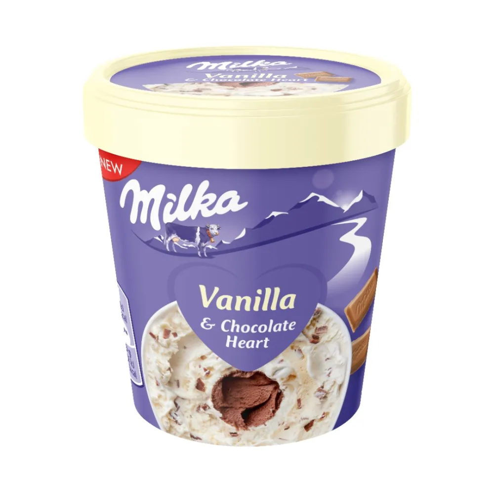 Pot milka vanille chocolat