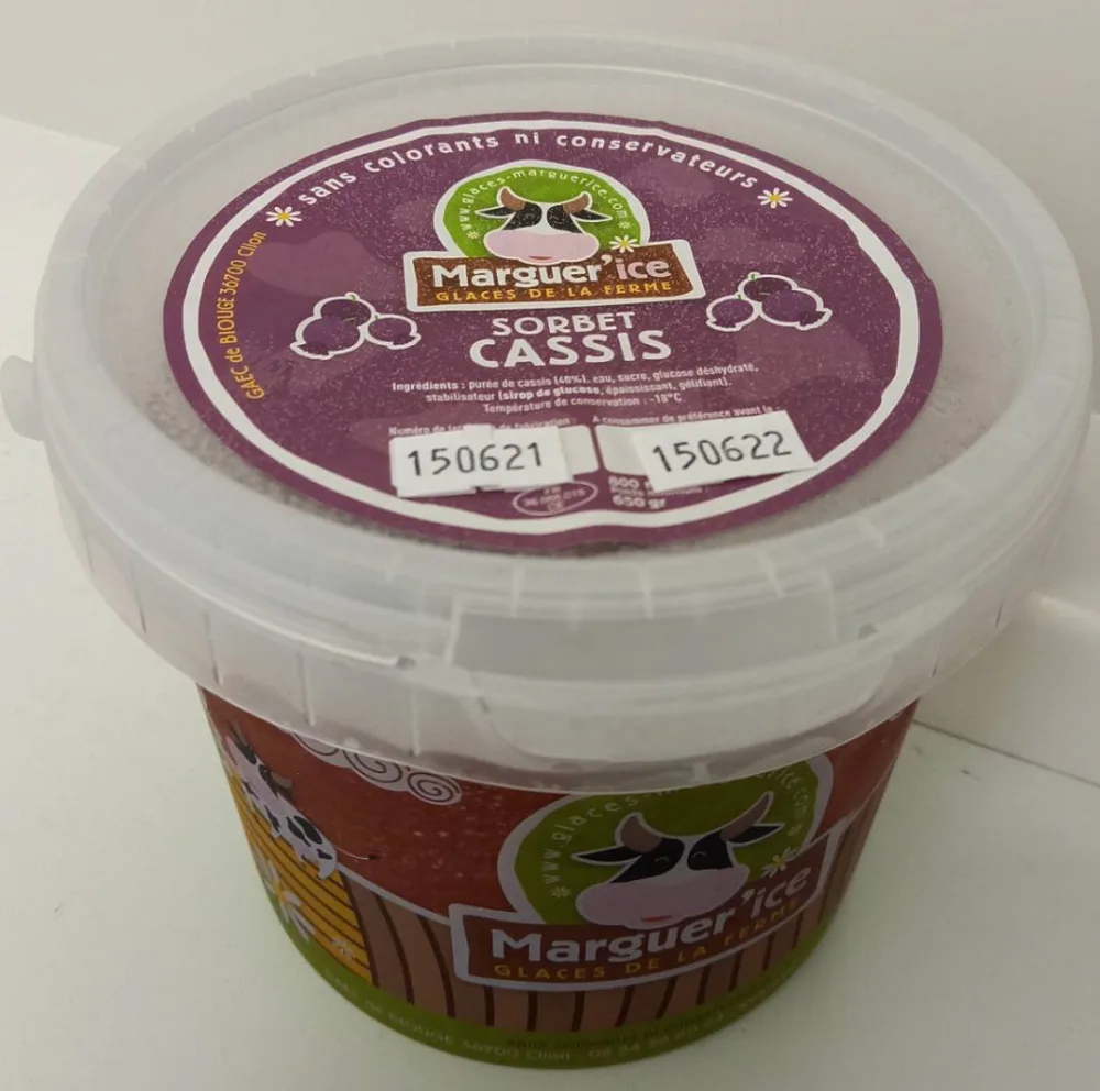 Crèmes glacées et sorbets