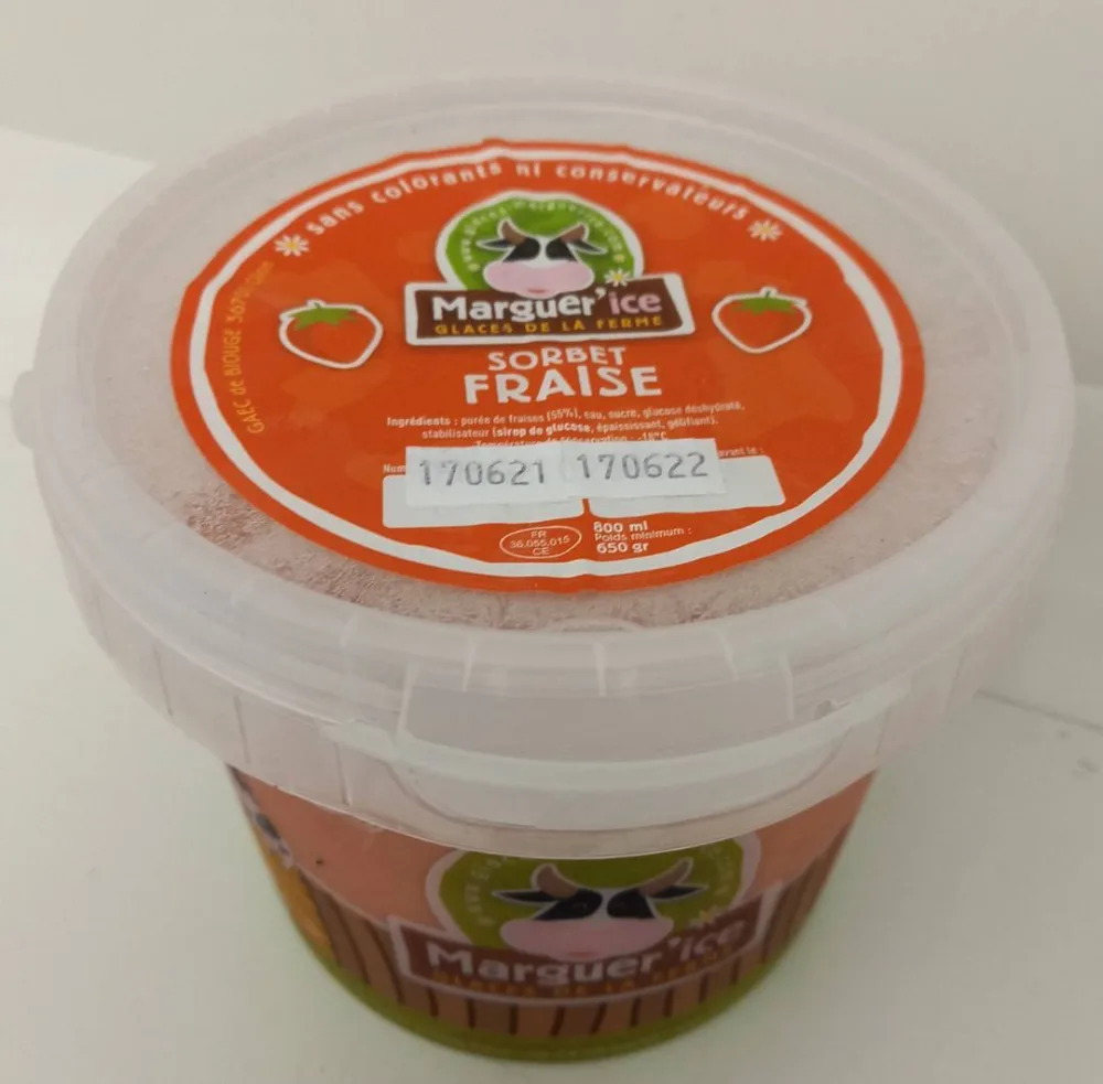 Crèmes glacées et sorbets